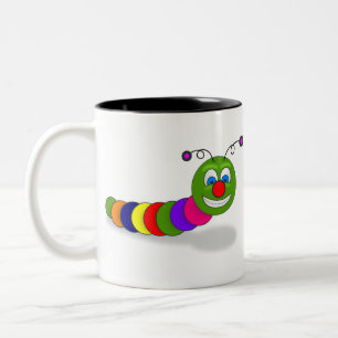 Skurriler Gartenkäfer Zweifarbige Tasse