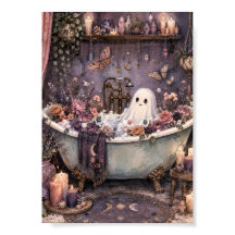 Skurriler Geister-Schaumbad-Blumen-Whimsigoth