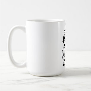 Skurriler Hase, groovy Kaninchen Kaffeetasse