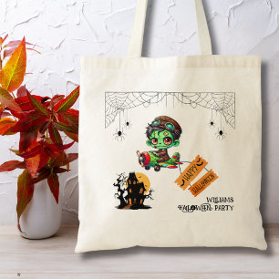 Skurriler Zombie-Pilot-Flugzeug-Kinder-Halloween  Tragetasche
