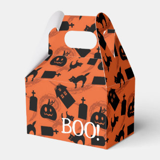 Skurriles Halloween-Muster Geschenkschachtel