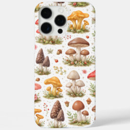 Skurriles Pilzmuster – Vintage Botanik iPhone 16 Pro Max Hülle