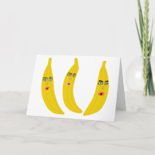 Skurriles Trio der Bananen CUSTOM Karte