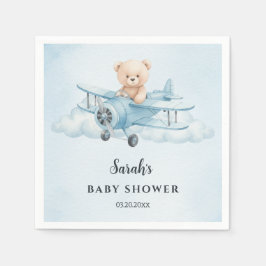 Sky Adventure Niedlich Teddy Bear Pilot Kinderdusc Serviette