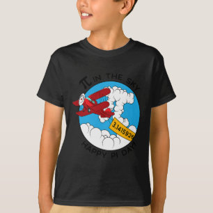 Sky Airplane Funny Mathe Nerd Geburtstag Geschenk  T-Shirt