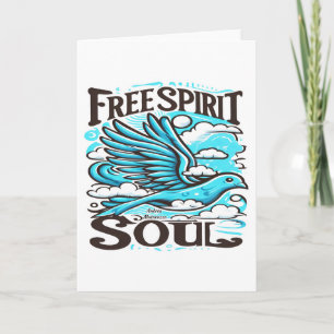 Sky Bird mit freiem Geist und Soul Karte