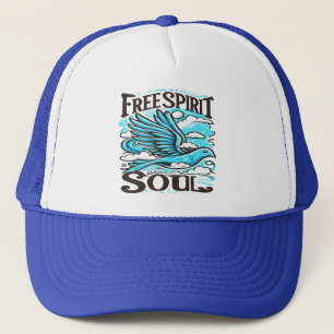 Sky Bird mit freiem Geist und Soul Truckerkappe