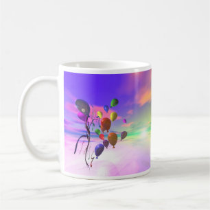 Sky Birthday Balloons Kaffeetasse