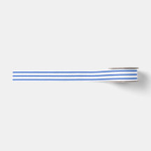 Sky Blau und Weiß Streifen Grosgrain Ribbon