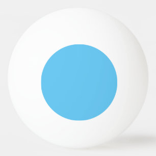 Sky Blue #5EC5F3, Blue Hosta Ping Pong Paddle Tischtennisball