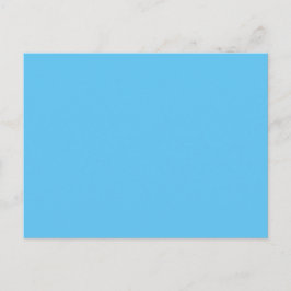 Sky Blue #5EC5F3, Blue Hosta Postkarte