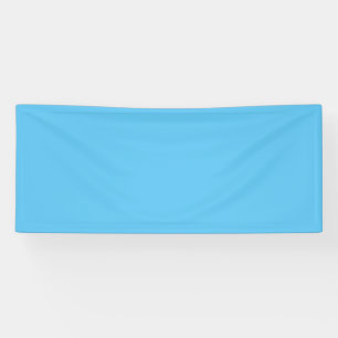 Sky Blue #5EC5F3, Blue Hosta Vinyl Banner