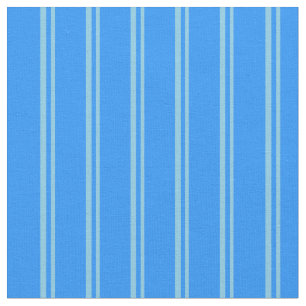 Sky Blue & Blue Streifen/Linse Muster Stoff