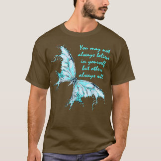 Sky Blue Butterfly Mental Health Awareness6300 282 T-Shirt