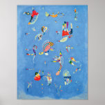 Sky Blue by Wassily Kandinsky Poster<br><div class="desc">Sky Blue by Wassily Kandinsky.
Please visit my store for more interesting design and more color choice.
=> zazzle.com/colorfulworld*</div>