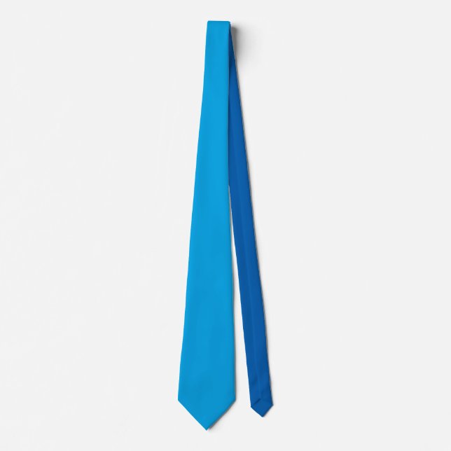 Sky Blue Color Background Anpassen Krawatte (Vorderseite)