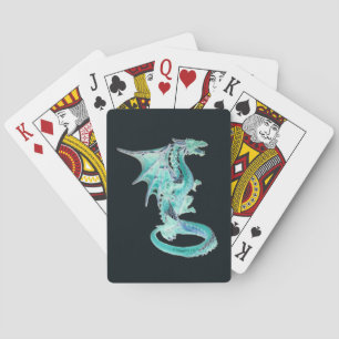 Sky Blue Dragon Spielkarten