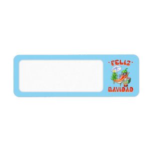 Sky Blue Feliz Navidad Chili Leeradresse