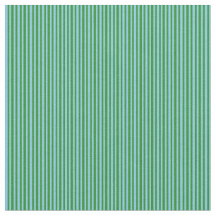 Sky Blue & Forest Green Farbmuster Stoff
