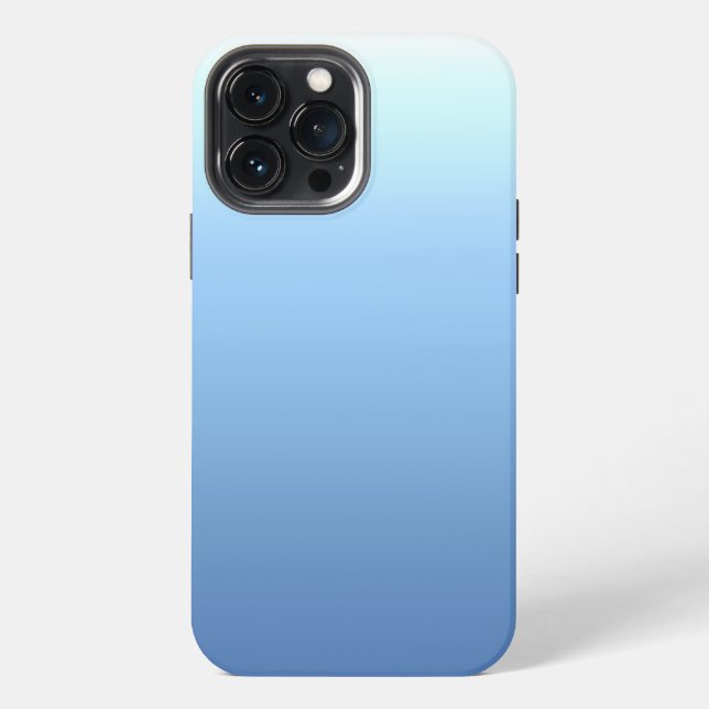 Sky Blue Gradient iPhone 13 Pro Max Hülle (Rückseite)
