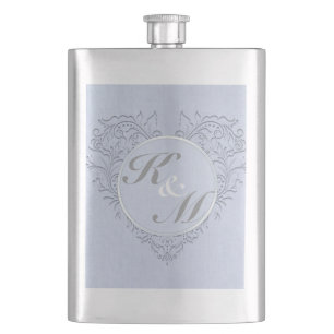 Sky Blue HeartyChic Flachmann