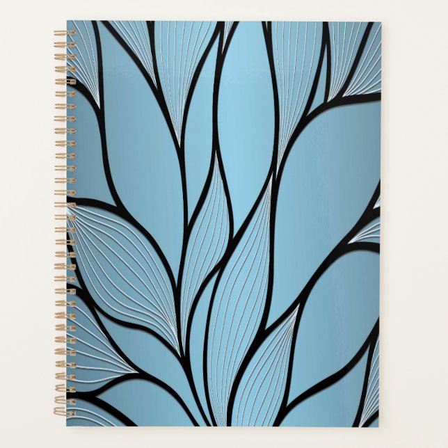 Sky Blue Hues Creative Verlass Pattern Planer (Vorderseite)