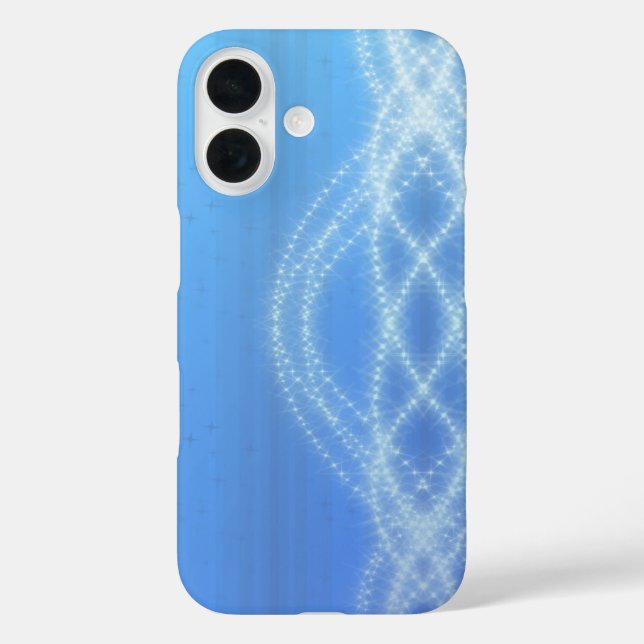 Sky Blue iPhone 16 Hülle (Rückseite)