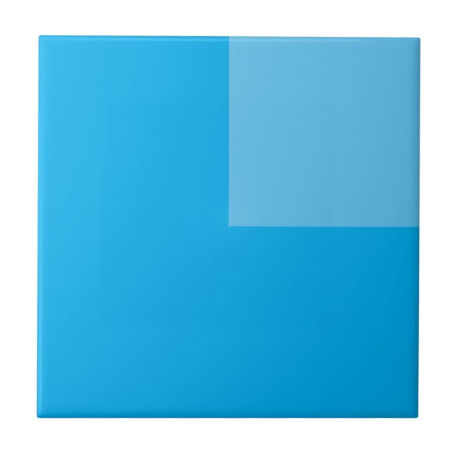 Sky Blue Keramik Tile Fliese (Vorderseite)
