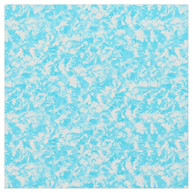 Sky Blue Lettuce Cotton Stoff (Nahaufnahme)