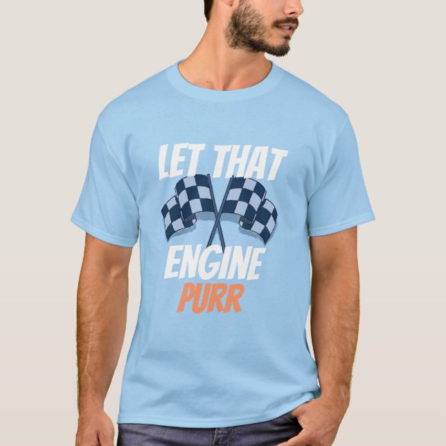Sky Blue ließ diesen Motor als Zitat T-Shirt (Vorderseite)
