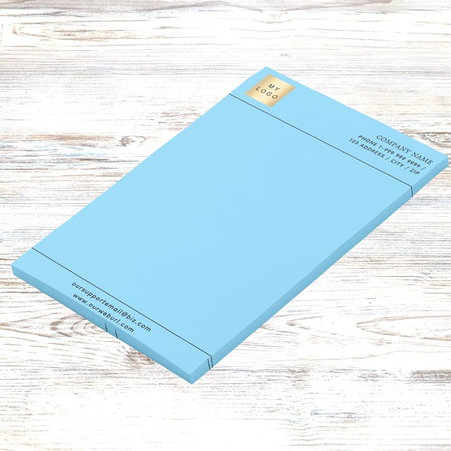 Sky Blue Logo Post-it Klebezettel (Von Creator hochgeladen)