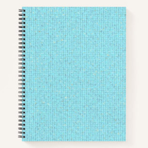 Sky Blue Musterheft Notizbuch