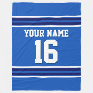 Sky Blue Navy White Team Jersey Sports Jersey Fleecedecke