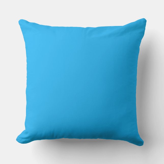 Sky Blue Outdoor Pillow Kissen (Vorderseite)