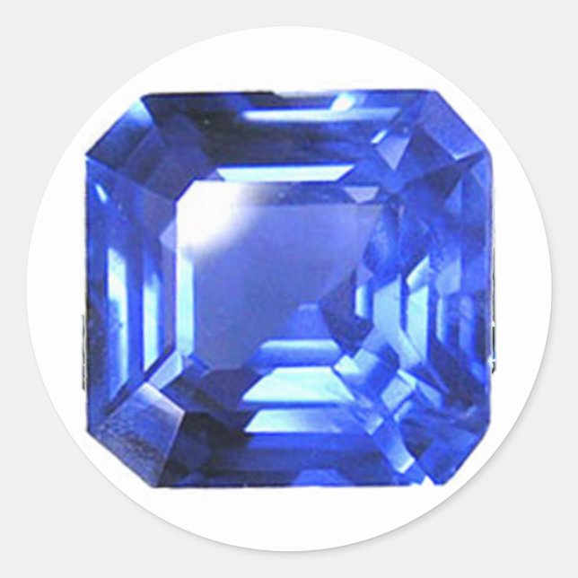 Sky Blue Pattern Runder Aufkleber (Vorderseite)