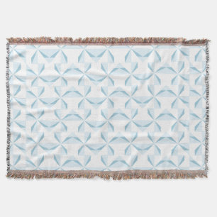 Sky Blue Pinwheels Decke