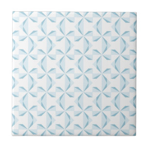 Sky Blue Pinwheels Fliese