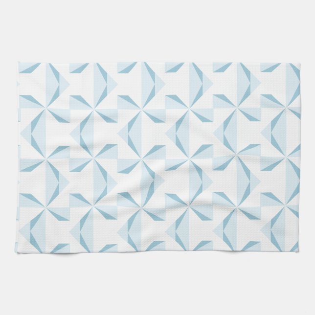 Sky Blue Pinwheels Handtuch (Horizontal)