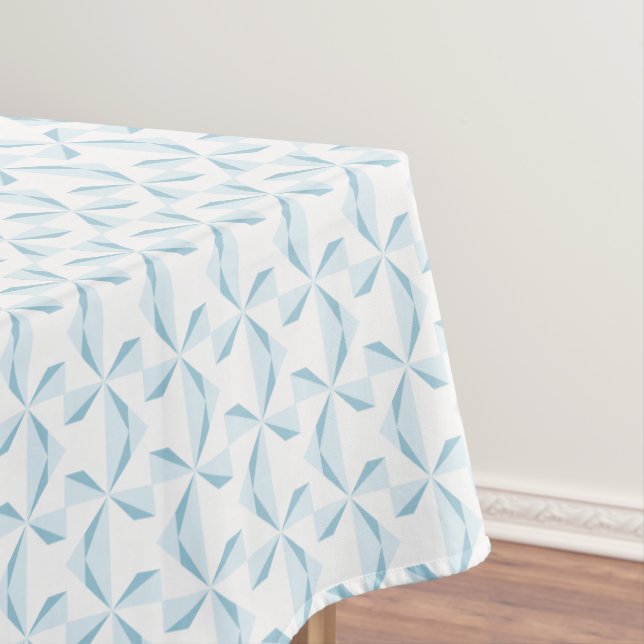Sky Blue Pinwheels Tischdecke (Beispiel)