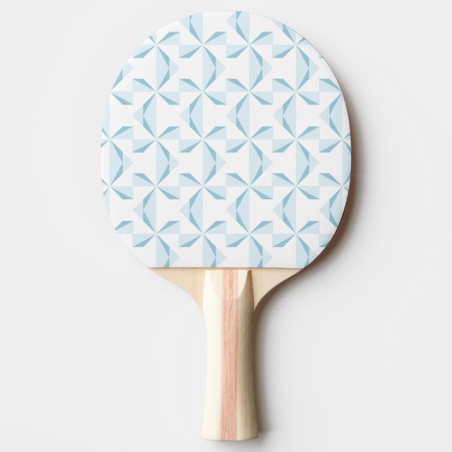 Sky Blue Pinwheels Tischtennis Schläger (Vorderseite)