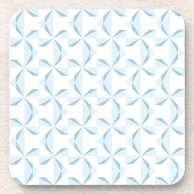 Sky Blue Pinwheels Untersetzer (Vorderseite)