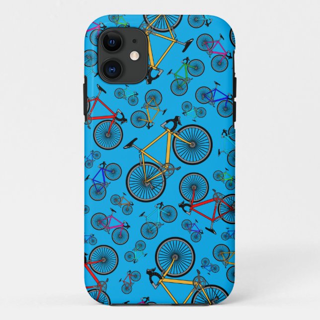 Sky Blue Road Bikes Case-Mate iPhone Hülle (Rückseite)
