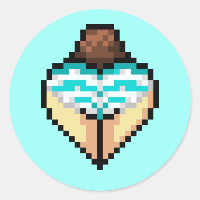 Sky Blue Shimapan Sticker (Vorderseite)