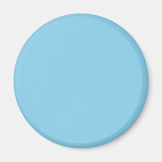 Sky Blue Solid Color Magnet (Vorne)