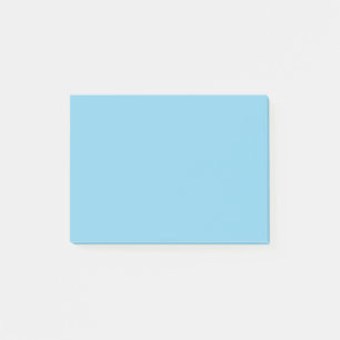 Sky Blue Solid Color Post-it Klebezettel