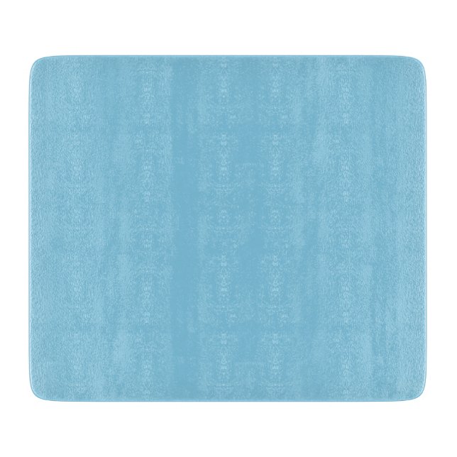Sky Blue Solid Color Schneidebrett (Vorderseite)