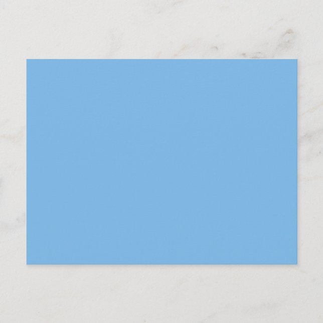 Sky Blue Template Postkarte (Vorderseite)