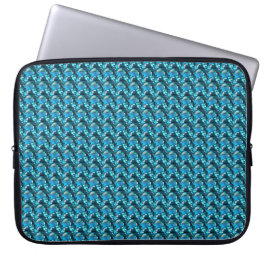 Sky Blue Topaz Cushion Gemstone Laptopschutzhülle