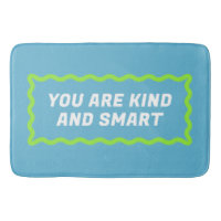 Sky Blue und Lime Green Wavy ermutigende Worte
