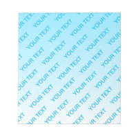 Sky Blue (veränderbare Farbe!) Ombre & Text Muster